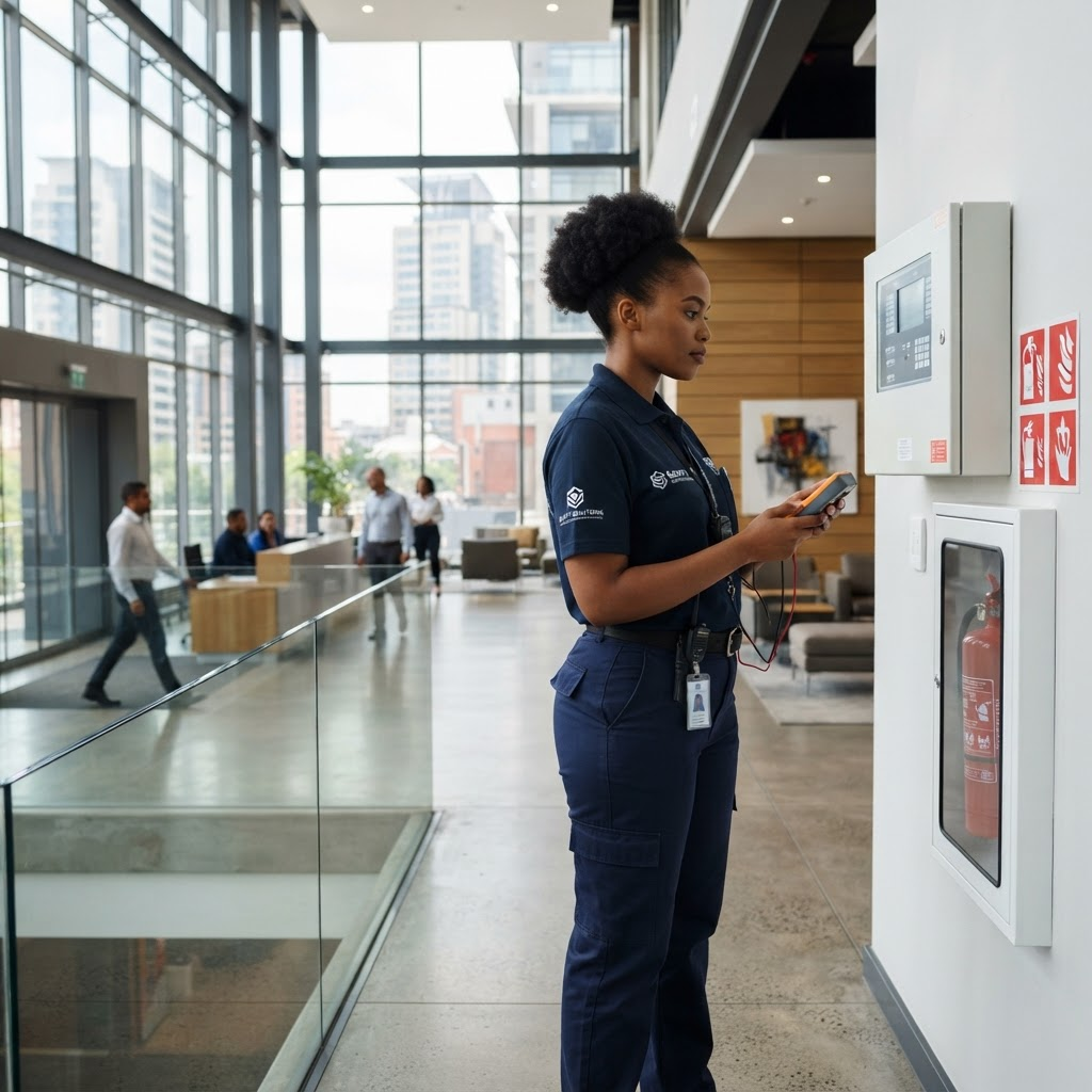 Jero Fire Solutions certified fire safety technician in Pretoria